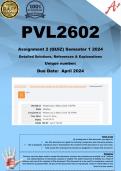 PVL2602 Assignment 2 (COMPLETE ANSWERS) Semester 1 2024 - DUE April 2024 
