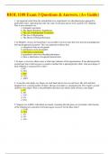 BIOL 1108 Exam 3 Questions & Answers. (A+ Guide)