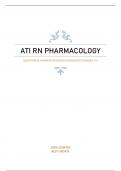 ATI RN PHARMACOLOGY - QUESTIONS & ANSWERS REVIEWED SCREENSHOTS (GRADED A+) 100% VERIFIED BEST UPDATE
