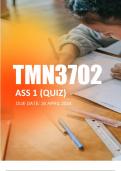 TMN3702 Assignment 1 Quiz 2024