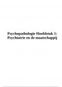 Psychopathologie Hoofdstuk 1
