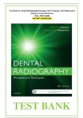 Test Bank for Dental Radiography Principles and Techniques, 5th Edition, Joen Iannucci, Laura Howerton: ISBN-10 0323297420 ISBN-13 978-0323297424, A+ guide