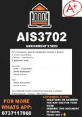 AIS3702 Assignment 2 (COMPLETE ANSWERS) 2023 - DUE 28 July 2023