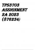 TPS3703 ASSIGNMENT 2A 2023 (876234)