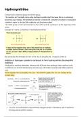 ALEVEL CHEMSITRY - Hydroxynitriles Notes