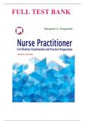 Test Banks For Nurse Practitioner Certification Exam Prep 5th Edition by Margaret A. Fitzgerald, Chapter 1-19: ISBN-10 9780803660427 ISBN-13 978-0803660427, A+ guide.