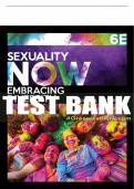Test Bank For Sexuality Now: Embracing Diversity - 6th - 2019 All Chapters - 9781337404990