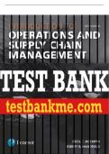 Test Bank For Introduction to Operations and Supply Chain Management 5th Edition All Chapters - 9780134740904