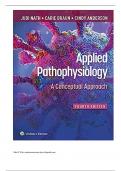 Test Bank for Applied Pathophysiology A Conceptual Approach 4th Edition By Judi Nath; Carie Braun||Chapter 1-20 ||ISBN NO-10,1975179196||ISBN NO-13,978-1975179199||Complete Guide