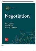 Test Bank for Essentials of Negotiation 8th edition by Roy J. Lewicki, Bruce Barry, David M. Saunders.||ISBN NO-10,1260043649||ISBN NO-13,978-1260043648||All Chapters||Complete Guide A+