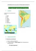 Samenvatting het tropisch regenwoud in Amazonië (spanningen en ecologische problemen (in regio's))