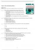 Test Bank For Davis Advantage for Pathophysiology Introductory Concepts and Clinical Perspectives 2nd Edition Theresa Capriotti Chapter 1-46 | Complete Guide 2023