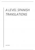 A Level translations AQA Spanish 