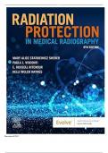 Test Bank For Radiation Protection in Medical Radiography 9th Edition By Mary Alice Statkiewicz Sherer; Paula J. Visconti; E. Russell Ritenour; Kelli Haynes/ /ISBN NO-10: 9780323825030 //ISBN NO-13:978-0323825030 // Chapter 1-16 // Complete Questions and
