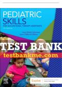 Test Bank For Pediatric Skills for Occupational Therapy Assistants, 5th - 2021 All Chapters - 9780323597135