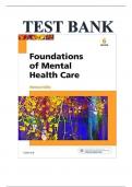 Test Bank for Foundations of Mental Health Care 6th Edition By Morrison