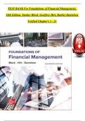 TEST BANK For Foundations of Financial Management, 18th Edition by Stanley Block, Geoffrey Hirt, Bartley Danielsen| Verified Chapter's 1 - 21 | Complete Newest Version
