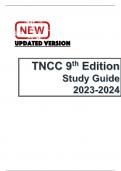 UPDATED! TNCC 9th Edition final exam. Questions & Answers!
