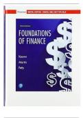 Test Bank for Foundations of Finance 10th Edition by Arthur J. Keown||ISBN NO:10, 0134897269|ISBN NO:13, 978-0134897264||All Chapters||Complete Guide A+