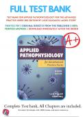 Test bank For Applied Pathophysiology for the Advanced Practice Nurse 2nd Edition by Lucie Dlugasch Lachel Story| 9781284255614 | All Chapters with Answers and Rationals
