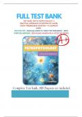 Test Bank For Pathophysiology: A Practical Approach, 4th Edition (2022, Lachel Story ) Chapter 1- 14  Complete Guide