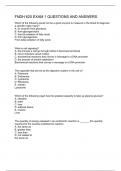 FNDH 620 EXAM 1 QUESTIONS AND ANSWERS