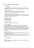 Samenvatting/hoofdlijnen IPO1A (compleet met info uit college aantekeningen, college slides, boek en artikel maaskant) (zelf afgerond met 9,1)