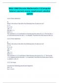 WGU C960 Discrete Mathematics II (Computer Science courses) course requirement solution update 