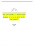 PHI2604 PROCTORED FINAL EXAM STUDY GUIDE WITH ANSWERS