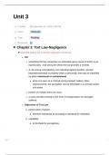 Class notes Health Law (HSA4423)  Legal Aspects of Health Care Administration