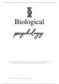 Summary Psychobiology -  Biological Psychology (400156-B-6)