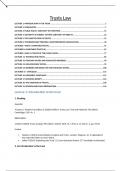 First Class Trust Law Complete Notes