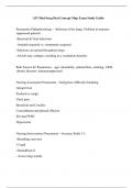 ATI Med-Surg Hesi Concept Map Exam Study Guide