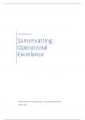 Volledige samenvatting Operational Excellence (ERP + Quality Mgmt)  (slides + boek + lesnotities)