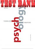 Psychology Themes and Variations 6th Edition. Doug McCann, Wayne Weiten & Deborah Matheson Test Bank
