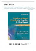 Test Bank For Evidence-Based Practice in Nursing & Healthcare: A Guide to Best Practice Fifth Edition||ISBN NO:10,1975185722||ISBN NO:13,978-1975185725||All Chapters||Complete Guide A+