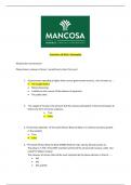 MANCOSA economics 1B kcq 2 answers