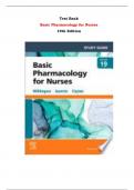 Basic Pharmacology for Nurses  19th Edition Test Bank By Michelle Willihnganz, Samuel L Gurevitz, Bruce D. Clayton | Chapter 1 – 48, Latest - 2024|