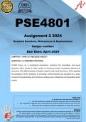 PSE4801 Assignment 2 (COMPLETE ANSWERS) 2024