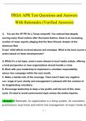 PRSA APR Test Questions and Answers With Rationales (Verified Answers)
