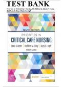 Test Bank for Priorities in Critical Care Nursing, 9th Edition (Urden, 2024), Chapter 1-27 | All Chapters..........@Recommended                        
