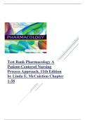 Test Bank Pharmacology A Patient-Centered Nursing Process Approach,11th Edition by Linda E. McCuistion
