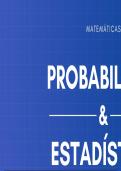 Presentación de Probabilidad y Estadística, y subtemas - Matemáticas