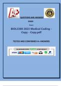 BIOL3380 2023 Medical Coding 