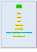 AQA A-level GERMAN 7662/2 Paper 2 Writing Version: 1.0 Final IB/G/Jun23/E4 7662/2// QUESTION PAPER & MARKING SCHEME/ [MERGED] Marl( scheme June 2023