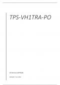 Onderzoek Trainerskwaliteiten (TPS-Vh1TRA-PO) 