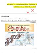 TEST BANK For Genetics and Genomics in Nursing and Health Care, 2nd Edition
