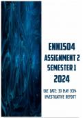 ENN1504 Assignment 2 Semester 1 2024