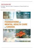 Test Bank - Morrison-Valfre’s Foundations of Mental Health Care in Canada, 1st Edition (Bard, 2022), verified solution solution 