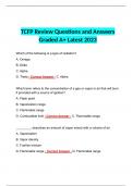 TCFP Review Questions and Answers Graded A+ Latest 2023